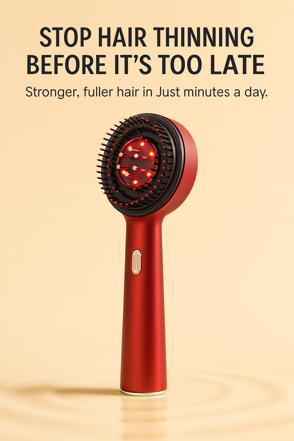 Red-Light Therapy Comb Brush