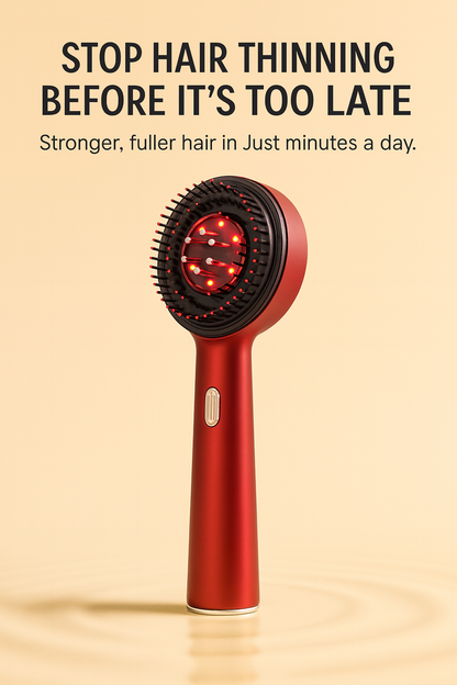 Red-Light Therapy Comb Brush